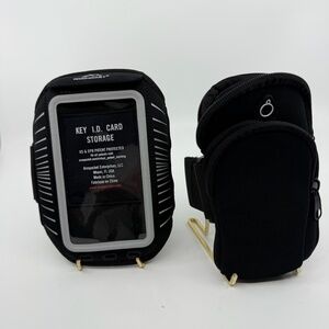 Two Arm/Wrist Band  for Phone, ID, Keys, Eyeglasses w Adjustable Velcro  Closure